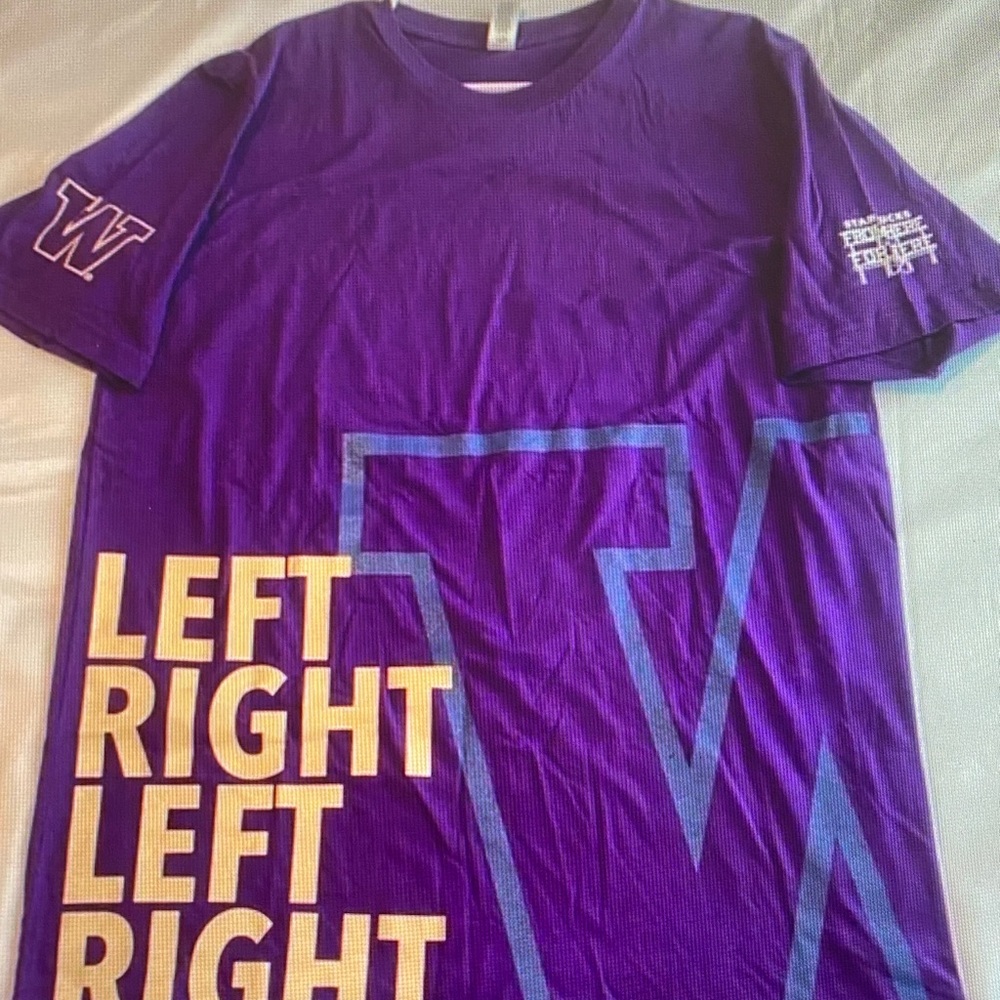 Starbucks Purple and Yellow Graphic Tee